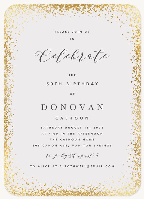 Refined Party Invitations