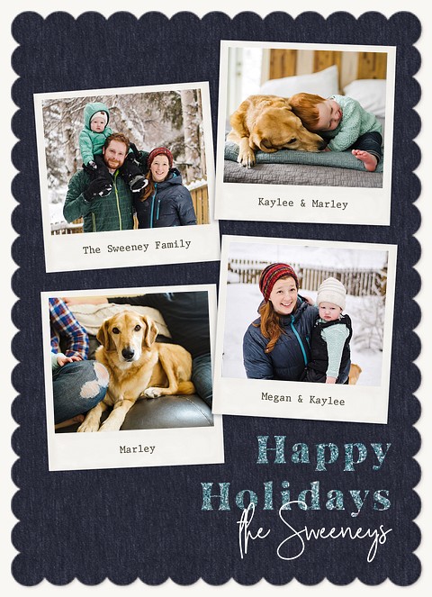 Winter Snapshots Photo Holiday Cards