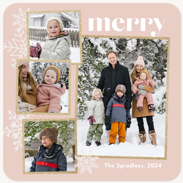Sugar Snowflakes Christmas Cards