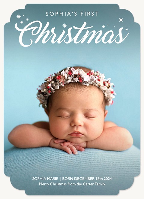 Festive Firsts Baby's First Holiday Cards