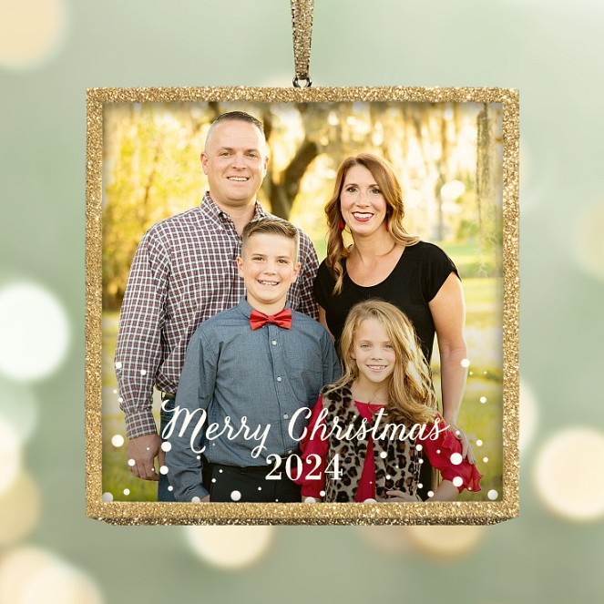 Snowfall Personalized Ornaments