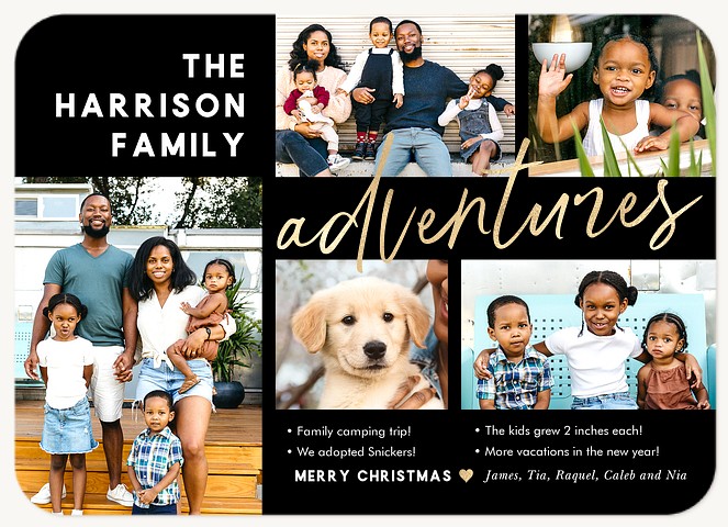 Grand Adventures Personalized Holiday Cards