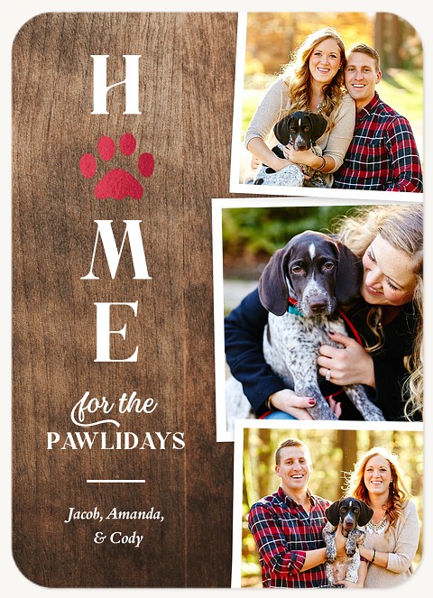 Pawliday Home Personalized Holiday Cards