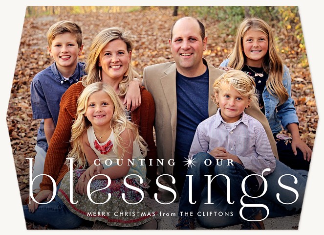 Beautiful Blessings Personalized Holiday Cards