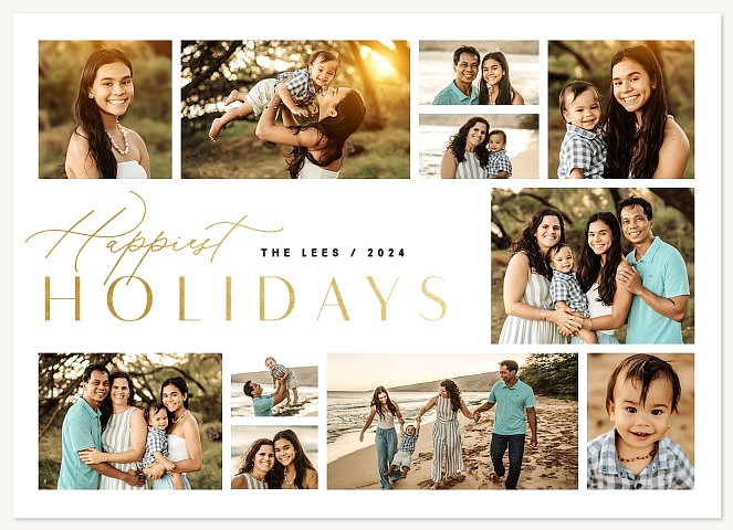 Elegant Gallery Personalized Holiday Cards
