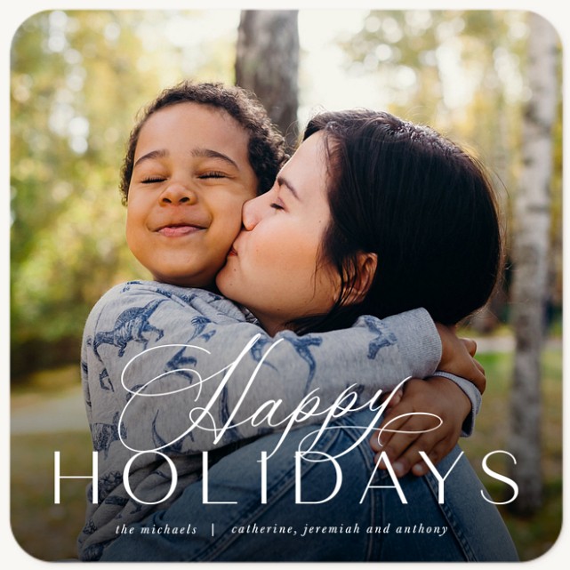 Sweet & Simple Personalized Holiday Cards