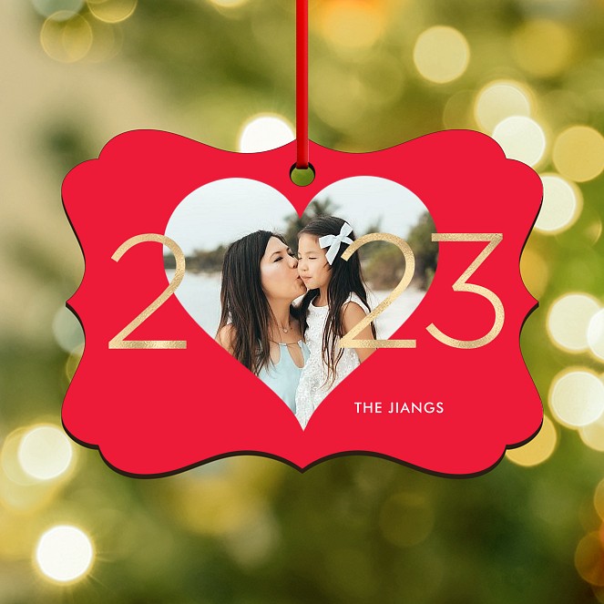 New Year Love Personalized Ornaments