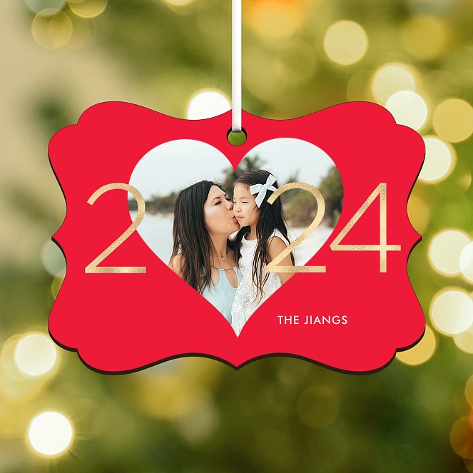 New Year Love Personalized Ornaments