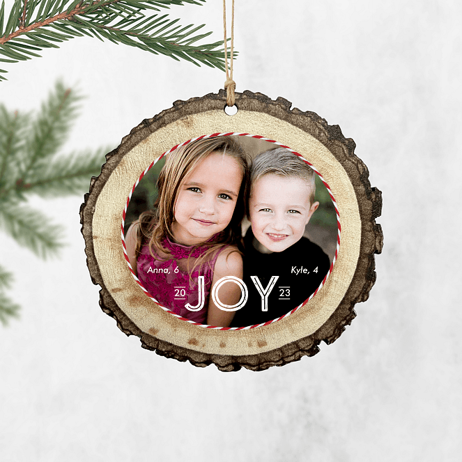 Rustic Twine Personalized Ornaments