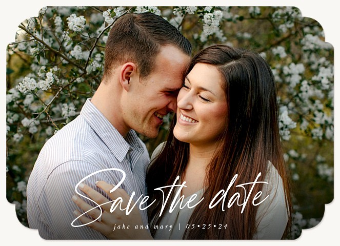 Casual Elegance Save the Date Cards