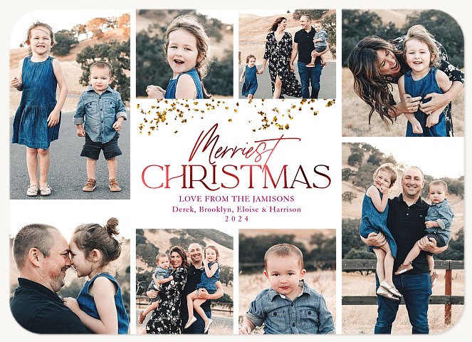 Sparkle & Shine Personalized Holiday Cards