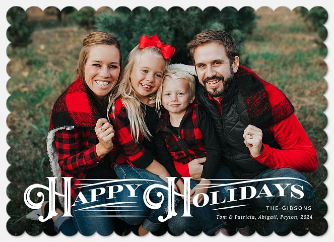 Holiday Festivities Holiday Photo Cards