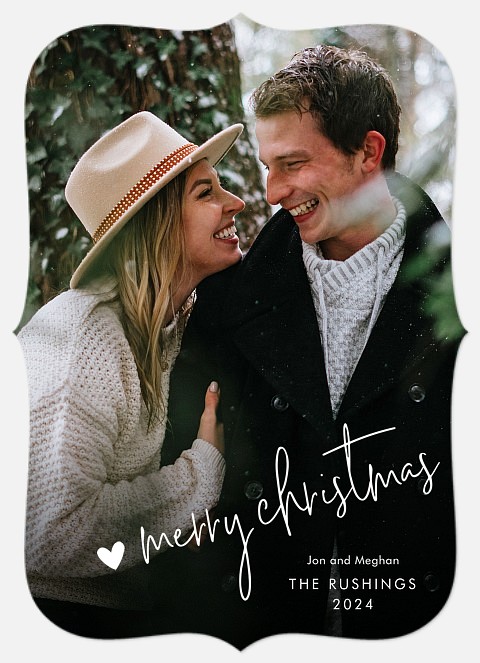 Christmas List Holiday Photo Cards