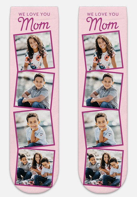 Multi-Photo Mom Custom Socks