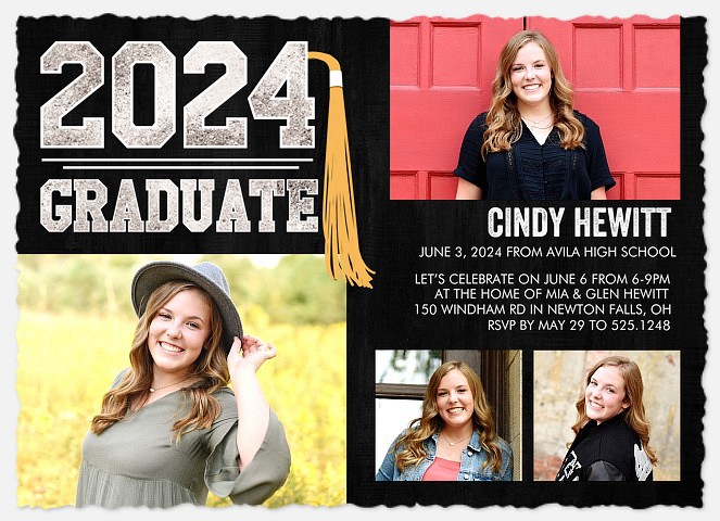 Hanging Tassel Graduation Cards