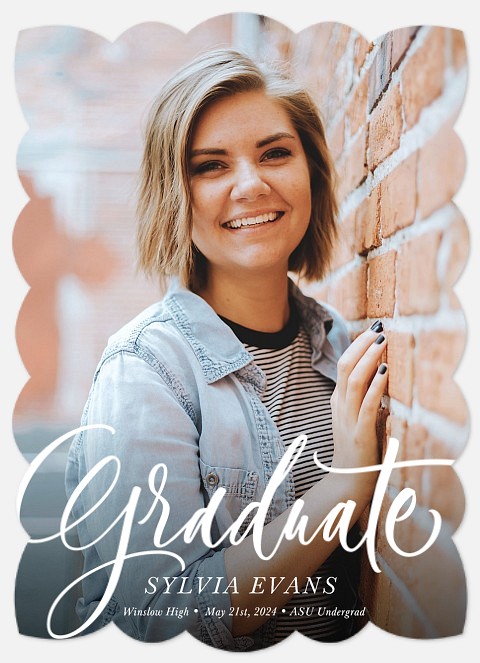 Scripted Flair Graduation Cards