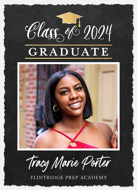 Chalked Graduate Graduation Cards