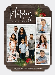 Rustic Photo Strip Card