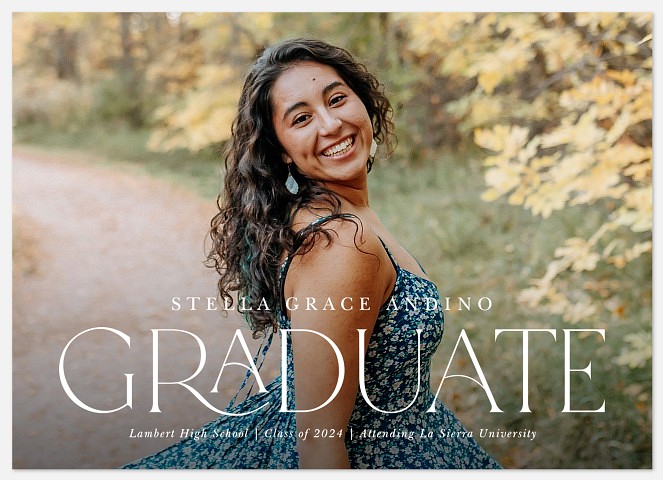 Elegant Type Graduation Cards