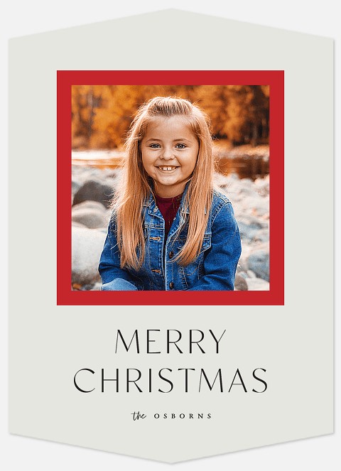 Simple Snapshot Holiday Photo Cards