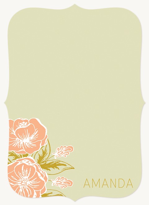 Garden Note Stationery