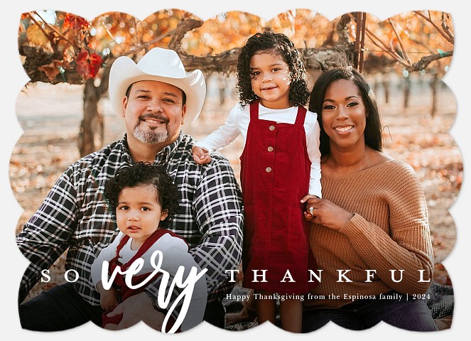 Very Thankful Thanksgiving Cards