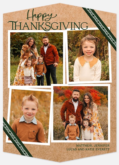 Kraft Corner Thanksgiving Cards