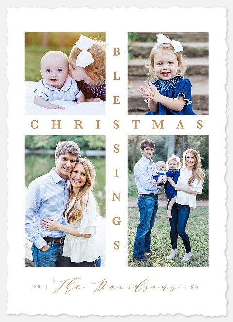 Blessings Abound Holiday Photo Cards