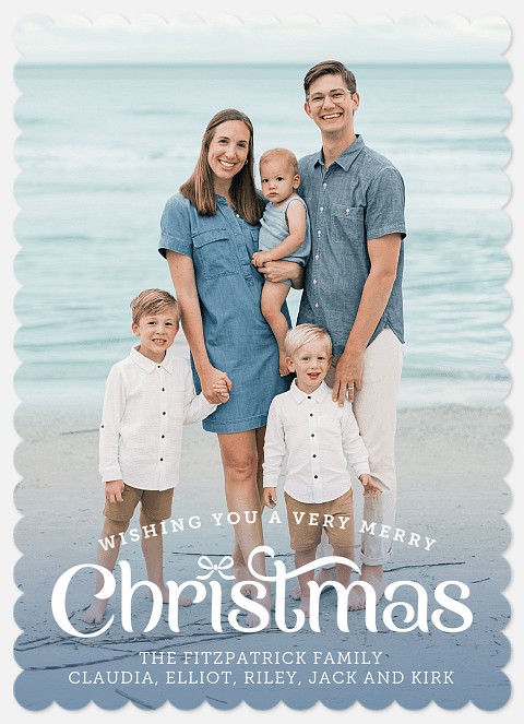 All Tied Up Holiday Photo Cards