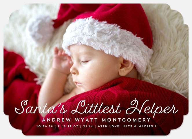 Little Helper Holiday Photo Cards