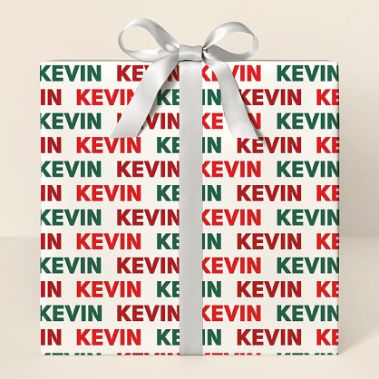 Jolly Name Wrapping Paper