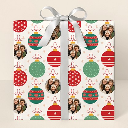 Patterned Ornament Wrapping Paper