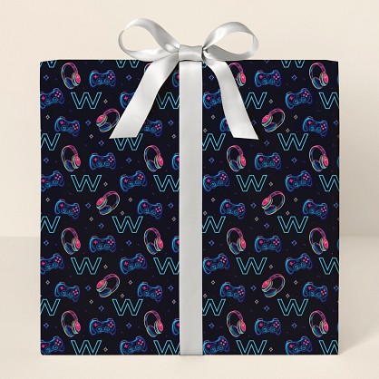 Cool Gamer Wrapping Paper