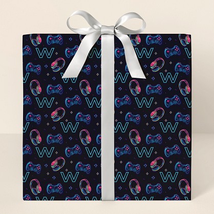 Cool Gamer Wrapping Paper