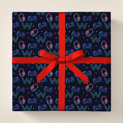 Cool Gamer Wrapping Paper