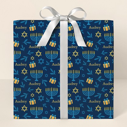 Happy Hanukkah Wrapping Paper
