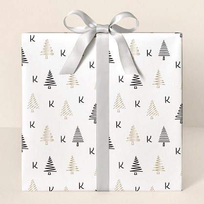 Modern Tree Wrapping Paper