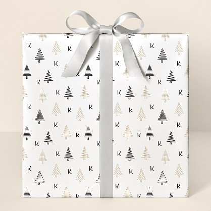 Modern Tree Wrapping Paper