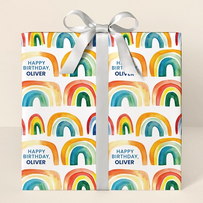 Birthday Rainbow Wrapping Paper