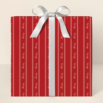 Ticking Stripes Wrapping Paper