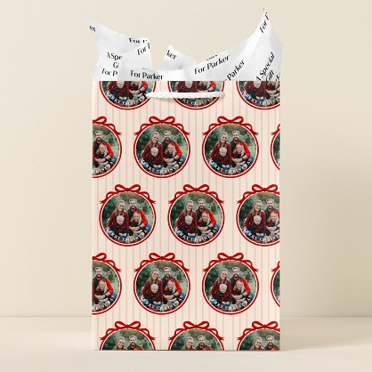 Adorned in Bows Photo Gift Bag