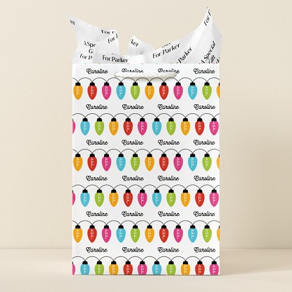 Christmas Lights Gift Bag