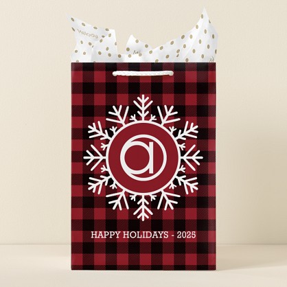 Logo Snowflake Gift Bag