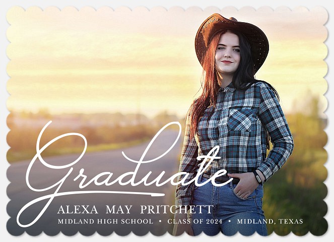 Stylish Graduate Graduation Cards