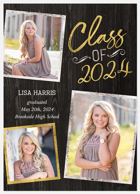 Metallic Mix Graduation Cards