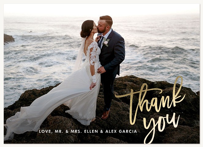 Appreciation Wedding Thank You Cards