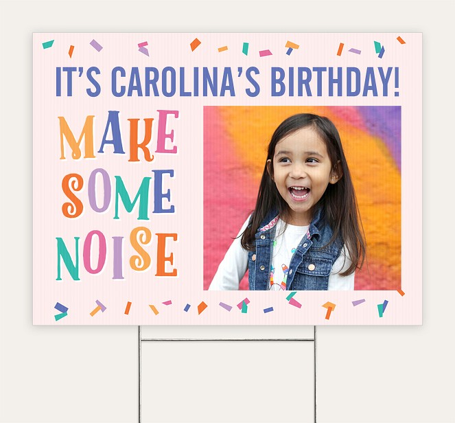 Make Some Noise Custom Yard Signs