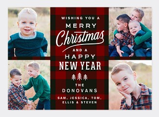 Buffalo Plaid Card