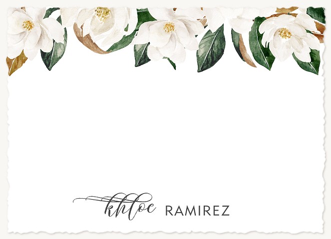 Elegant Magnolias Stationery