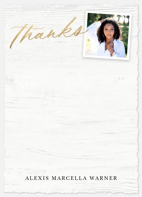 Rustic Elegance Thank You Cards 